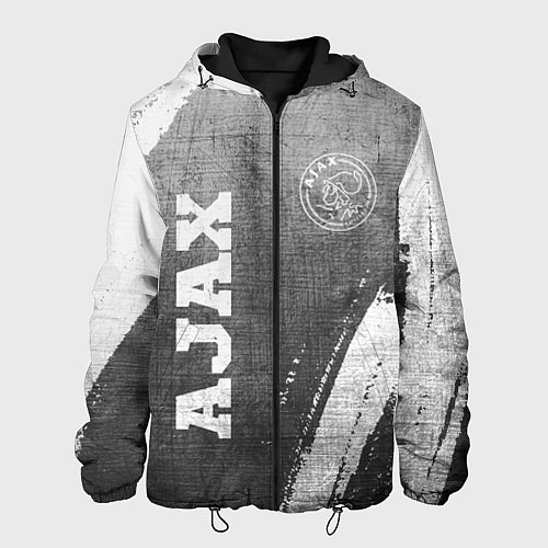 Мужская куртка Ajax - grey gradient вертикально / 3D-Черный – фото 1