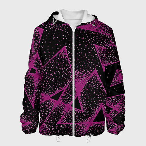 Мужская куртка The triangle is pink / 3D-Белый – фото 1
