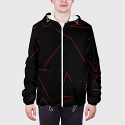 Куртка с капюшоном мужская Color red line, цвет: 3D-белый — фото 2