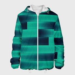 Мужская куртка Color light blue square