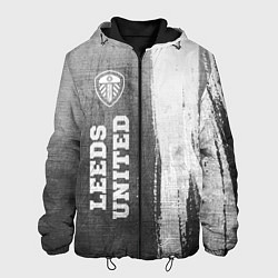 Мужская куртка Leeds United - grey gradient по-вертикали