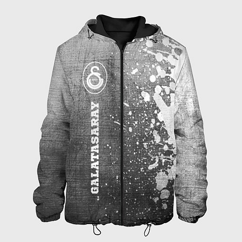 Мужская куртка Galatasaray - grey gradient по-вертикали / 3D-Черный – фото 1