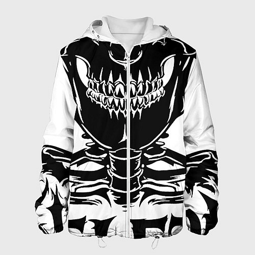 Мужская куртка Skeleton череп / 3D-Белый – фото 1