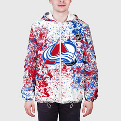 Куртка с капюшоном мужская Colorado Avalanche NHL white, цвет: 3D-белый — фото 2