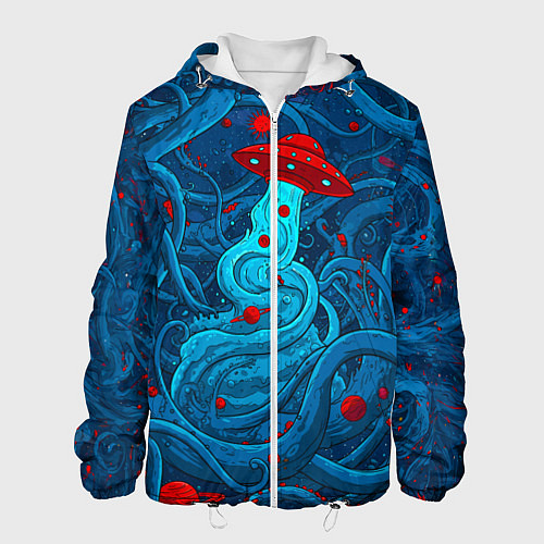 Мужская куртка Контакт с хаосом / 3D-Белый – фото 1