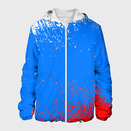 Мужская куртка Патриот - флаг / 3D-Белый – фото 1