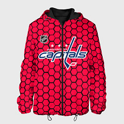 Мужская куртка Вашингтон Кэпиталз - красные соты