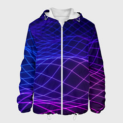 Мужская куртка Абстрактные волны из сот