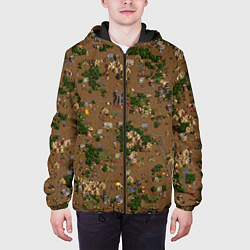 Куртка с капюшоном мужская Земли Данжа - Герои 3, цвет: 3D-черный — фото 2