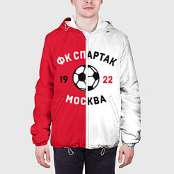 Куртка с капюшоном мужская ФК Спартак Москва 1922, цвет: 3D-белый — фото 2