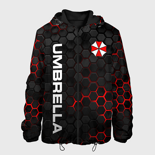 Мужская куртка Амбрелла - плиты с подсветкой / 3D-Черный – фото 1