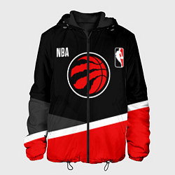 Куртка с капюшоном мужская Toronto Raptors - basketball, цвет: 3D-черный