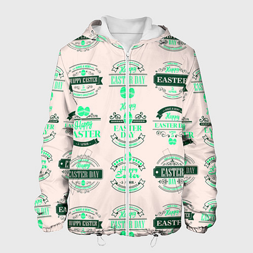 Мужская куртка Easter turquoise / 3D-Белый – фото 1