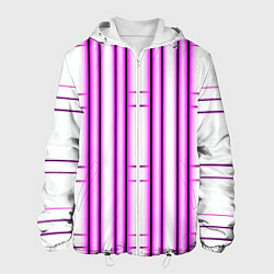 Куртка с капюшоном мужская Neon pink, цвет: 3D-белый