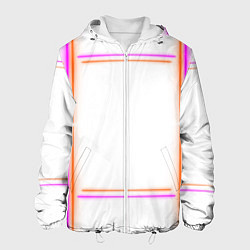 Мужская куртка Neon white orange pink
