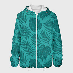 Мужская куртка Тропические листья - паттерн