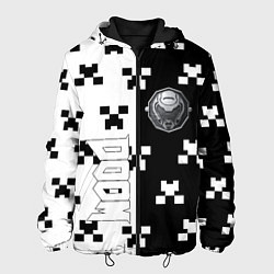 Мужская куртка Doom x minecraft pattern