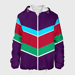 Мужская куртка Фиолетовый с полосами