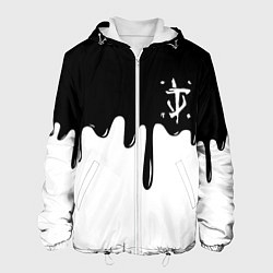 Мужская куртка Doom logo жидкие краски