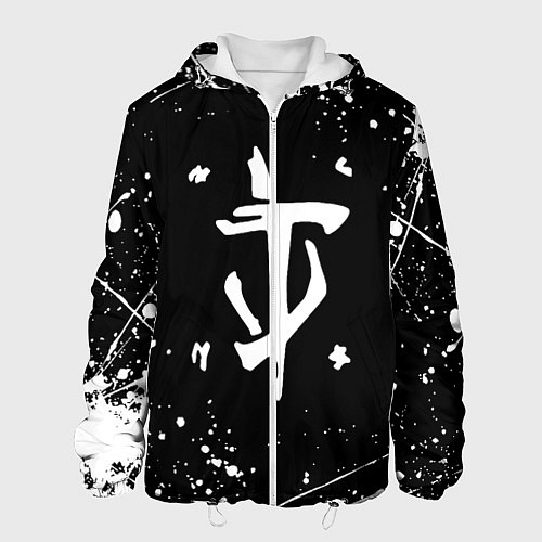 Мужская куртка Doom краски белые / 3D-Белый – фото 1