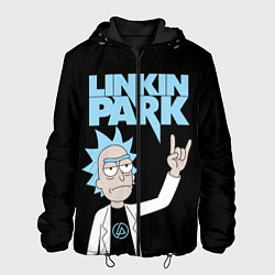 Мужская куртка Linkin Park и Рик Санчес из Рик и Морти