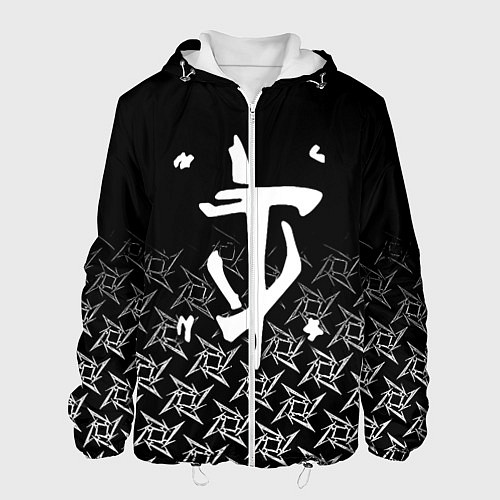 Мужская куртка Doom ninja / 3D-Белый – фото 1