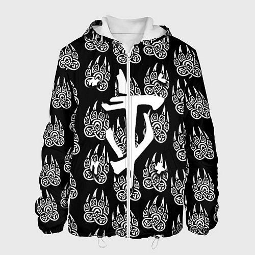 Мужская куртка Doom хищник леса / 3D-Белый – фото 1