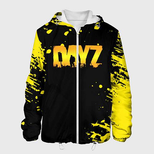 Мужская куртка Dayz краски желтые краски / 3D-Белый – фото 1