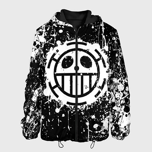 Мужская куртка Пираты сердца - лого / 3D-Черный – фото 1