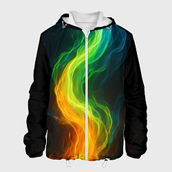 Мужская куртка Разноцветное пламя