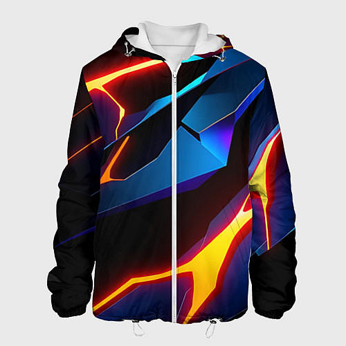 Мужская куртка Галактический / 3D-Белый – фото 1