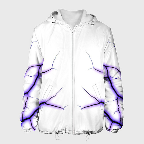Мужская куртка Color white purple / 3D-Белый – фото 1