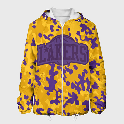 Мужская куртка NBA LA Lakers / 3D-Белый – фото 1
