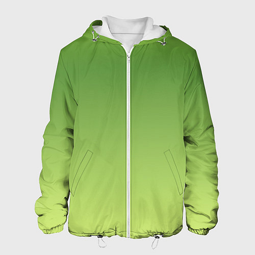 Мужская куртка Color green yellow / 3D-Белый – фото 1