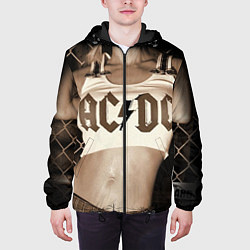 Куртка с капюшоном мужская AC/DC Girl, цвет: 3D-черный — фото 2