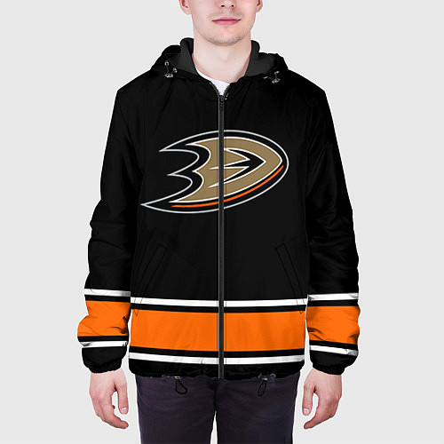 Мужская куртка Anaheim Ducks Selanne / 3D-Черный – фото 3