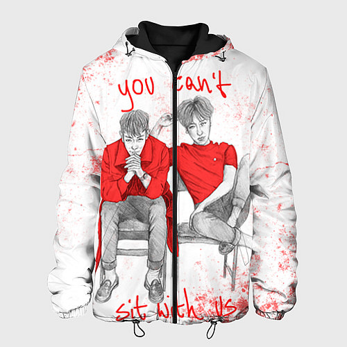 Мужская куртка Big Bang: Sit with us / 3D-Черный – фото 1