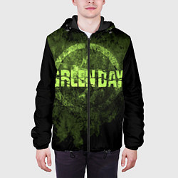 Куртка с капюшоном мужская Green Day: Acid Voltage, цвет: 3D-черный — фото 2
