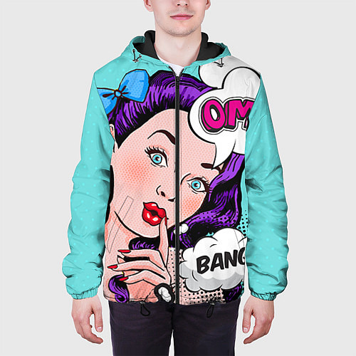 Мужская куртка PO ART / 3D-Черный – фото 3