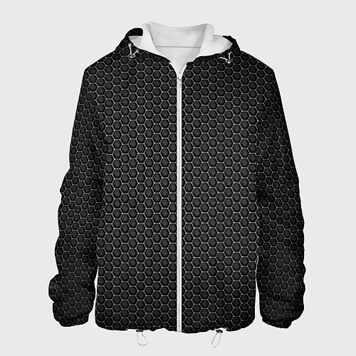 Мужская куртка Metal Texture / 3D-Белый – фото 1