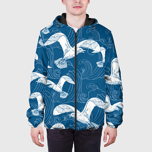Мужская куртка Чайки / 3D-Черный – фото 3
