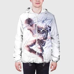 Куртка с капюшоном мужская Бездомный бог, цвет: 3D-белый — фото 2