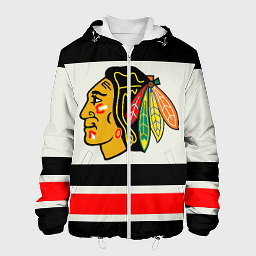 Мужская куртка Chicago Blackhawks / 3D-Белый – фото 1
