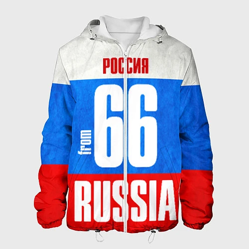 Мужская куртка Russia: from 66 / 3D-Белый – фото 1