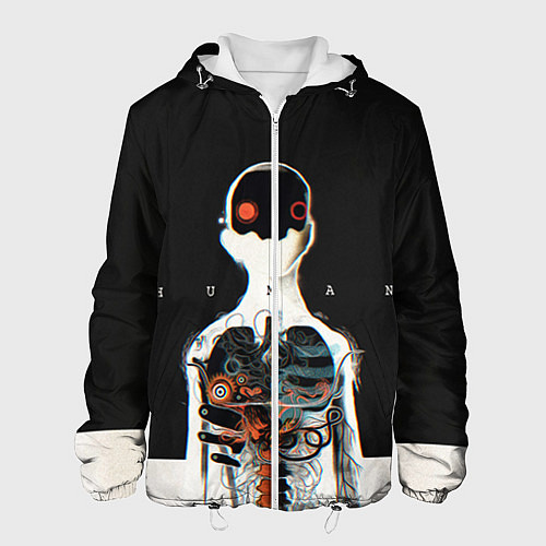 Мужская куртка Three Days Grace: Skeleton / 3D-Белый – фото 1