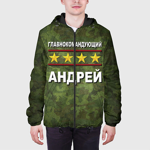 Мужская куртка Главнокомандующий Андрей / 3D-Черный – фото 3