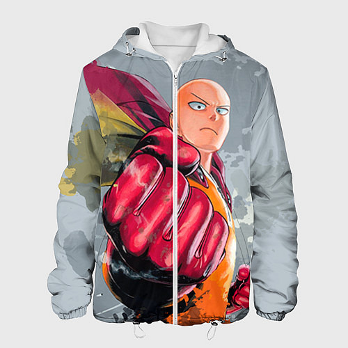 Мужская куртка One Punch Man Fist / 3D-Белый – фото 1