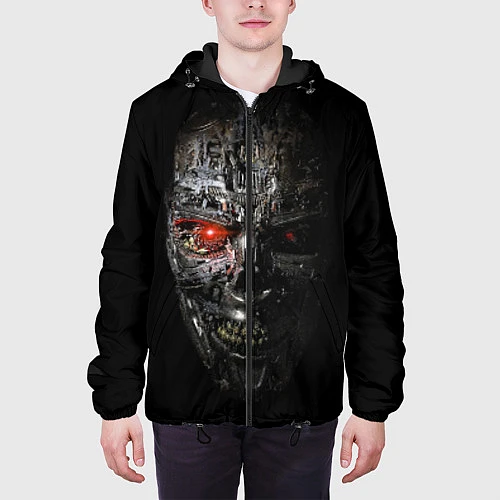 Мужская куртка Терминатор: Генезис / 3D-Черный – фото 3