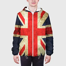 Куртка с капюшоном мужская Великобритания, цвет: 3D-белый — фото 2