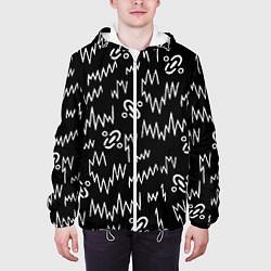 Куртка с капюшоном мужская Chemical Brothers: Pattern цвета 3D-белый — фото 2